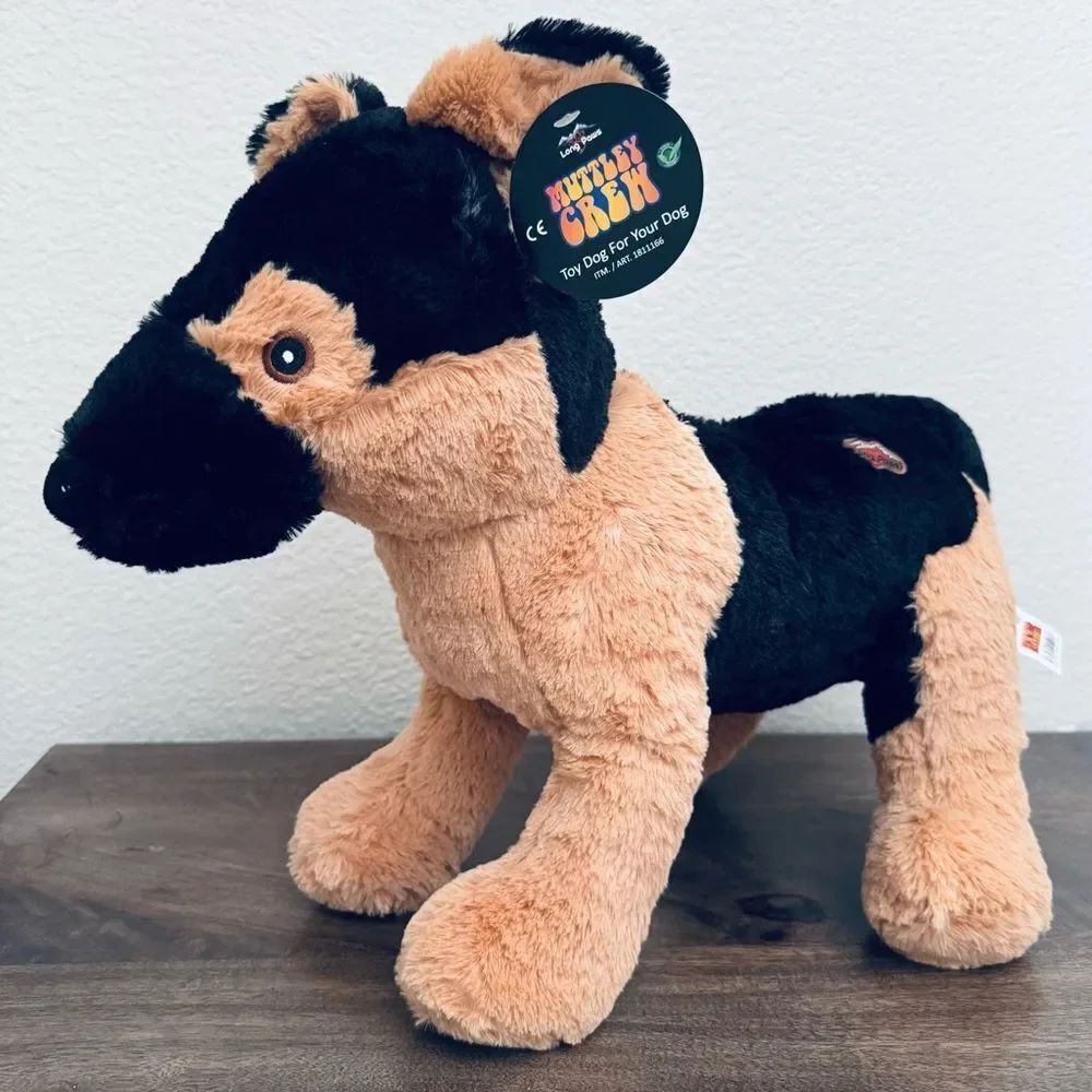 Plush Large German Shepherd Stuffed Animal Dog Toy